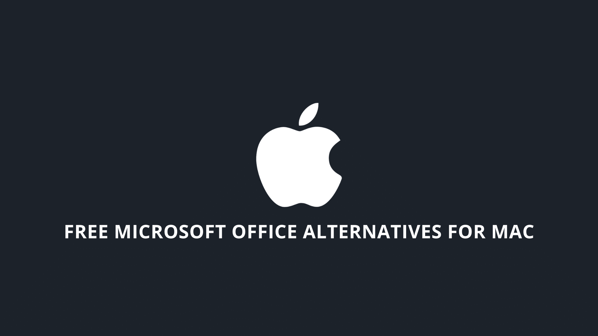 ms office alternative for mac